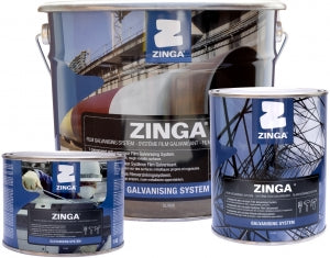 Zinga ZM-RE-PRO-04-A Composto galvanização a frio, a base de zinco/solvente arom/resina epóxi, embalagem de 1, 2, 10 e 25 kg, produto importado, datasheet