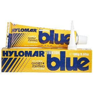 Hylomar Blue veda juntas universal monocomponente, bisnaga 100g, 260°C, resistente a vibração, Siemens CT1014-3, NCM 401693, importado, MSDS, Datasheet