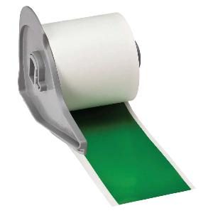 Brady M71C-2000-595-GN Fita para confeccão de etiquetas em Vinil, 50,8mm x 15,24m, na cor verde, para uso en áreas internas e externas, interno/externo, NCM 482190, produto importado, catalogo data sheet