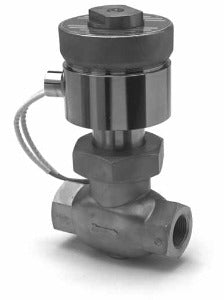 CircleSeal 32820-1111 Valvula Solenoide, retorno por mola, conexão 1/2" NPT, 2 vias, normalmente aberta, Cv 5,1, corpo em aço inoxidável, tensão nominal 125 Vcc, 63W, pressão máxima de operação 1265 psi, fluido aplicável água e gás natural, NCM 8481.80.92, produto importado, ficha tecnica catalogo datasheet