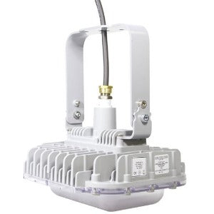 Dialight HZJA9C2N Luminaria LED, 58W, 100-277Vca, 60Hz, 6000 Lumens, distribuição ótica 360°, alumínio fundido, entrada rosqueada NPT Ø3/4" (ASME B1.20.1), prensa-cabo M25x1,5 (ISO 261), fixação pendente, Grupo IIB, T5, ATEX/IECEx Zona 1, IP66, (produto alternativo ao Eaton NLE-3L-2M-S886-T3-3G-B6), catalogo datasheet